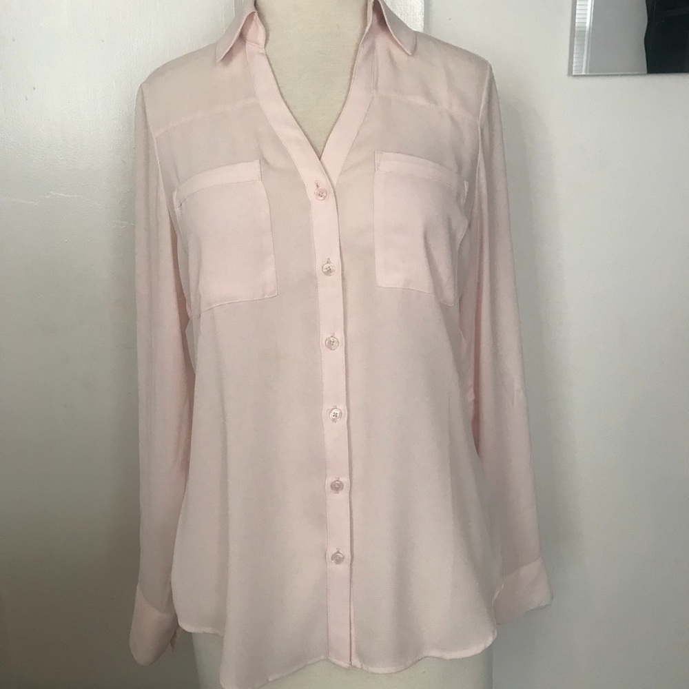 Sheer button down